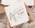 Birthday Card for Nanny, Nanny Birthday Card, Amazing Nanny Card, Birthday Card for Her, Personalised Nanny Card, Champagne Glass Card