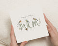 Birthday Card for Mum, Mum Birthday Card, Birthday Cards for Mum, Cute Bird Birthday Card, Floral Birthday Card for Mum
