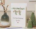 Personalised First Christmas Card, Our 1st Christmas Together Card, Christmas Card for Couple, Boyfriend Girlfriend Christmas Card