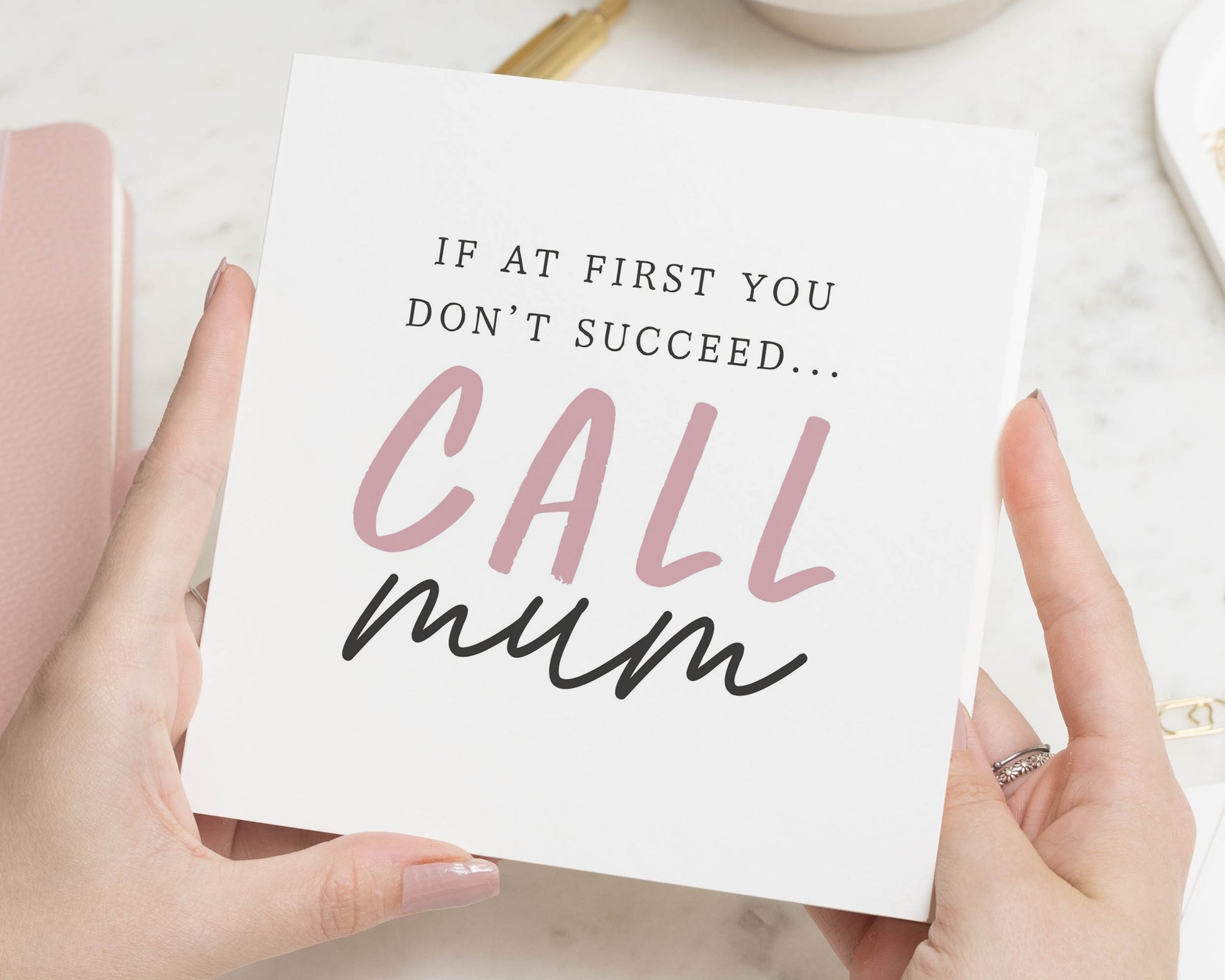Birthday Card for Mum, Funny Birthday Card for Her, Call Mum Card, Mothers Day Card, Mum Birthday Card, Personalised Card for Mum