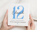 12th Birthday Card for Nephew, Personalised 12th Birthday Card, Birthday Card for Boys, Custom Nephew Birthday Card