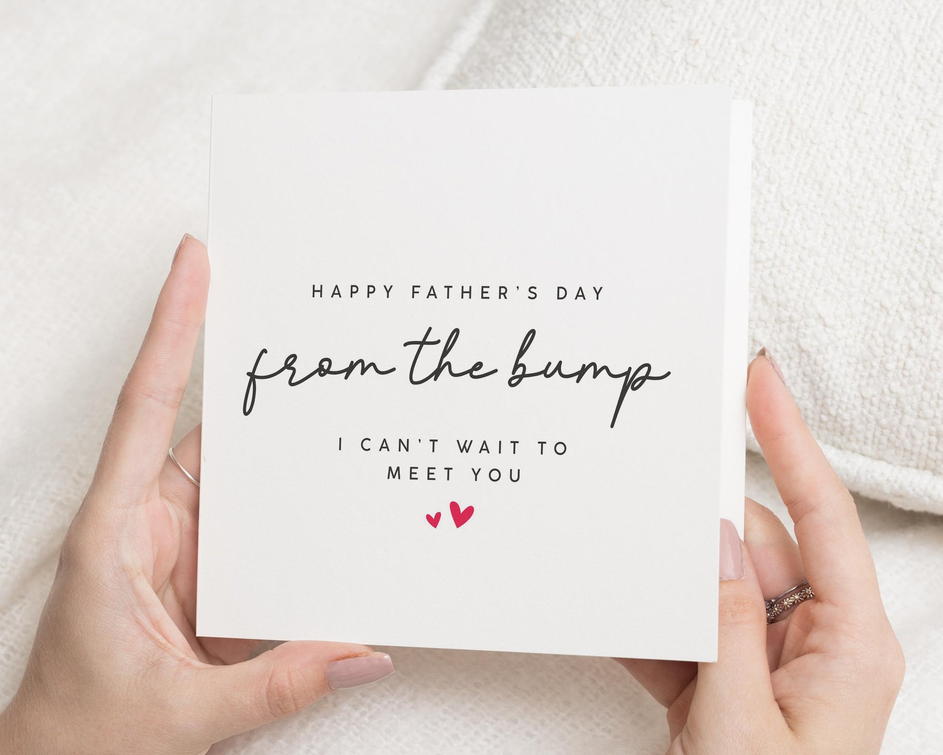 Fathers Day Card From The Bump, Fathers Day Card For Dad, Fathers Day Card For Him, Cute Fathers Day Card, Daddy To Be Card