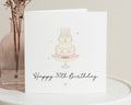 30th Birthday Card for Her, Personalised Birthday Card, Birthday Card for Friend, Daughter 30th Birthday Card, Cake Birthday Card for Women