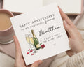 Anniversary Card for Fiancé, Happy Anniversary Card, Romantic Card for Him, Personalised Anniversary Card, I Cant Wait to Marry You