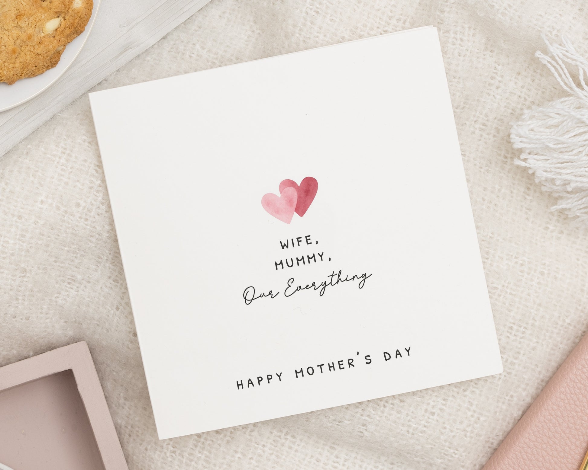 Mother's Day Card for Wife, Mummy Mother's Day Card, Wife Mother's Day Card, Mother's Day Card from Kids, Cute Mother's Day Card