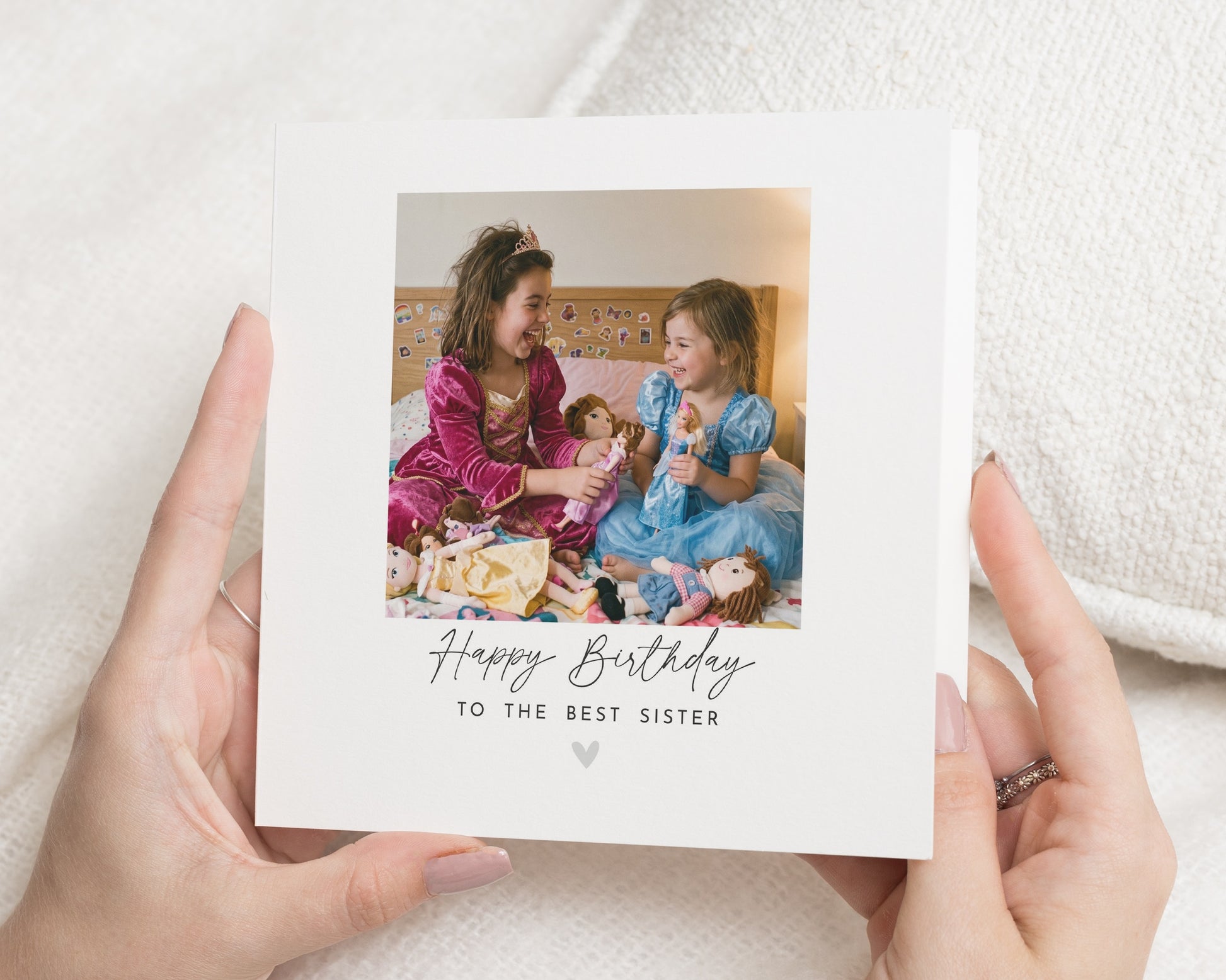 Birthday Card for Sister, Sister Birthday Card, Personalised Photo Birthday Card, Happy Birthday Sister Card, Birthday Card for Her