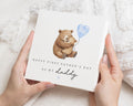 First Fathers Day Card, Fathers Day Card from Baby, Daddy Bear Card, Personalised Fathers Day Card, Cute Bear Card, 1st Fathers Day Card