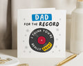 Birthday Card for Dad, Funny Dad Birthday Card, Dad Birthday Card from Son or Daughter, Record Player Card for Him
