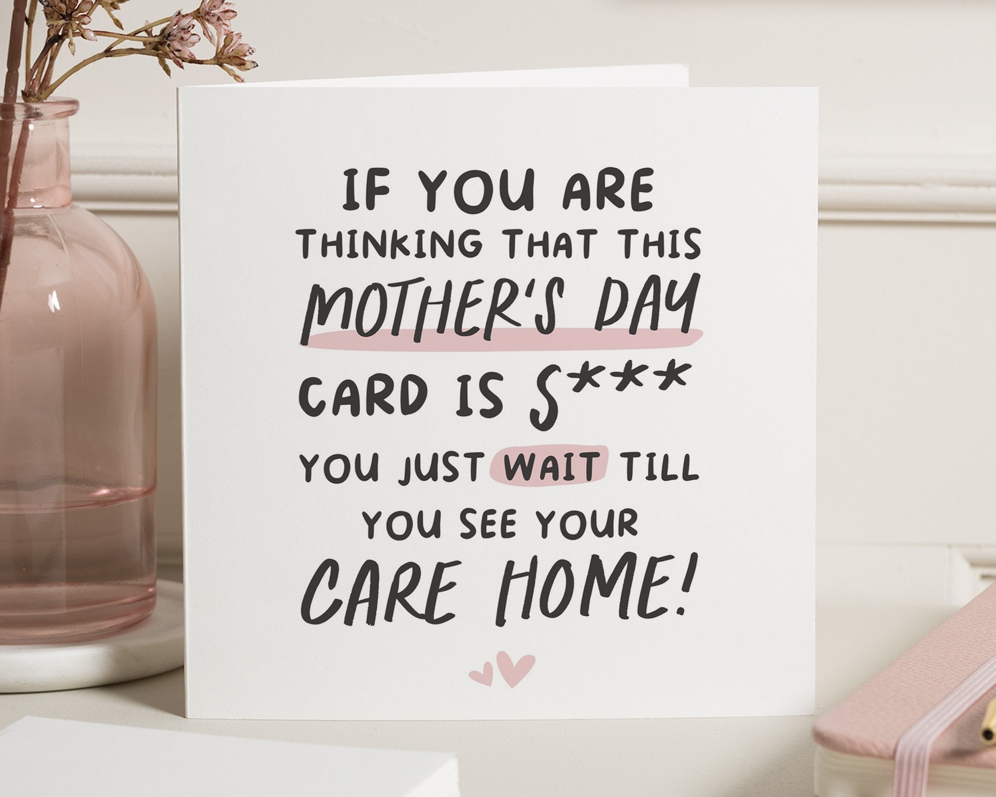 Funny Mothers Day Card, Mothers Day Card for Mum, Rude Mothers Day Card, Mothers Day Card from Daughter, Mothers Day Card for Her
