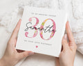 30th Birthday Card for Friend, Personalised Birthday Card, Birthday Card for Her, Friend Birthday Card, Floral 30th Birthday Card