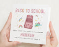 Back To School Card For Daughter, Good Luck Card For Girl, Personalised First Day Card, Year 5 Card, Special Daughter Card