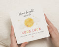 Good Luck Card, First Day of School Card, 1st Day of School Card, Personalised School Card for Girl, New School Card, Kids Good Luck Card