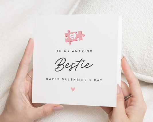 Galentines Day Card Bestie, Galentines Card For Best Friend, Galentines Gift, Friend Galentines Card, Bestie Card, Galentines Day Friend