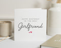 Birthday Card for Girlfriend, Girlfriend Birthday Card, Romantic Birthday Card for Her, Simple Birthday Card, Cute Birthday Cards for Women
