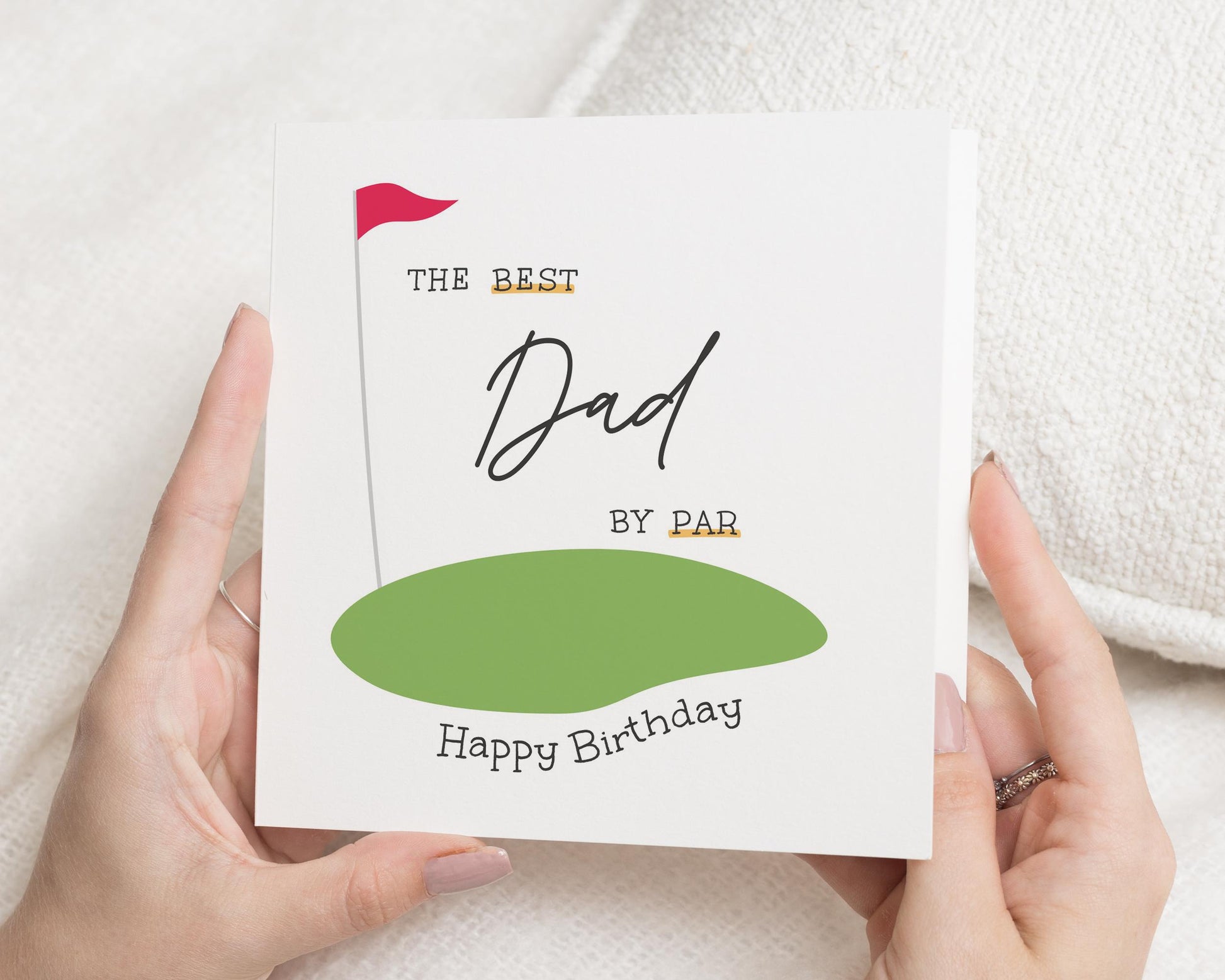 Birthday Card for Dad, Golf Birthday Card for Him, Funny Dad Birthday Card, Best Dad Birthday Card, Personalised Golf Card