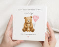 Birthday Card For Mum, First Birthday Card For Mummy, Personalised Bear Birthday Card, Cute Birthday Card From Baby, 2026 Card