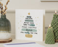 Christmas Card for Employee, Personalised Christmas Card, Merry Christmas Card for Colleague, Custom Employee Christmas Card