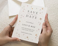 Personalised Save the Date Card, Wedding Save the Date, Floral Save the Date Cards, Wildflower Save the Date, Simple Save the Dates