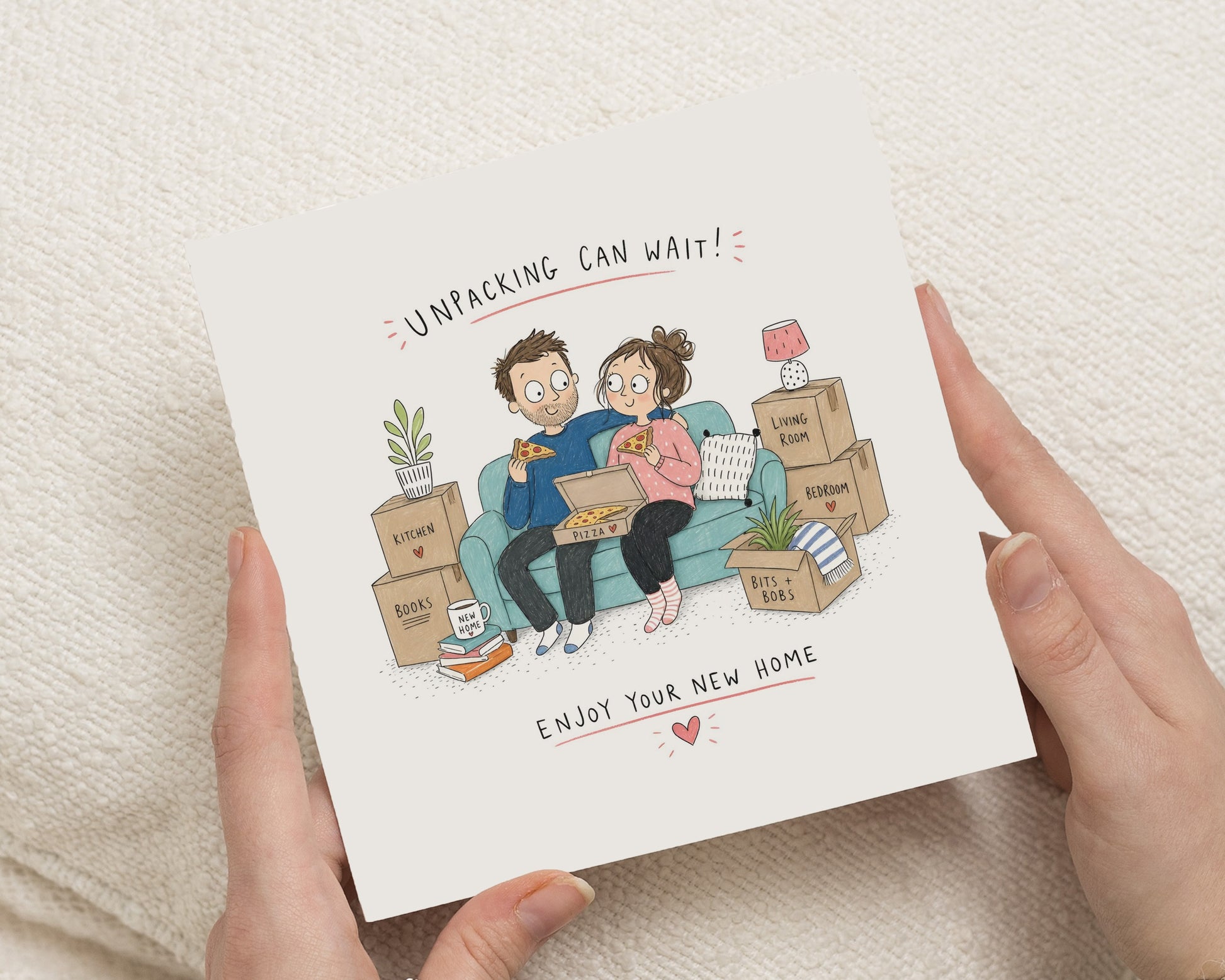 New Home Card, New House Card, Moving House Card, Housewarming Card, Congratulations New Home Card, First Home Card for Couple