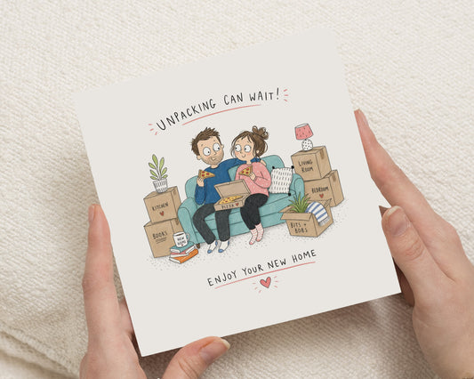 New Home Card, New House Card, Moving House Card, Housewarming Card, Congratulations New Home Card, First Home Card for Couple