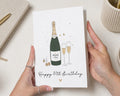 80th Birthday Card for Mum, Personalised Mum Birthday Card, 80th Birthday Card, Champagne Birthday Card, Birthday Card for Her