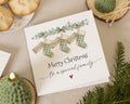 Christmas Card for Family, Personalised Family Christmas Card, Special Family Christmas Card, Custom Christmas Card, Stocking Card