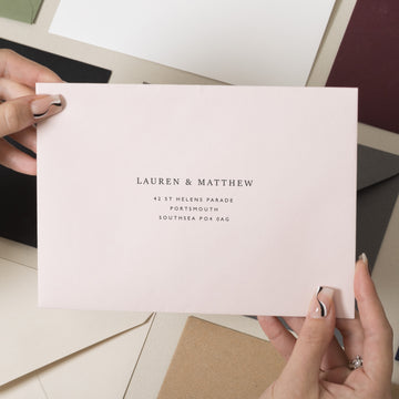 Blush Pink Envelopes