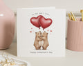 Valentines Day Card, Cute Valentines Card, Card for Partner, Card for Him, Card for Her, Bear Valentines Card, Romantic Card