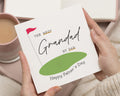 Fathers Day Card for Grandad, Grandad Fathers Day Card, Golf Card for Grandad, Best Grandad by Par, Fathers Day Card for Him