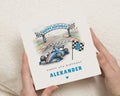 6th Birthday Card for Boy, Race Car Birthday Card, Personalised Kids Birthday Card, Birthday Card for Son, Formula Car Birthday Card