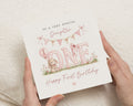 1st Birthday Card for Daughter, First Birthday Card, Daughter Birthday Card, Bunny Birthday Card, Personalised Birthday Card for Girl