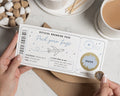 Personalised Scratch Off Travel Voucher, Boarding Pass Gift, Pack Your Bags Holiday Reveal, Flight Gift Voucher for Him or Her