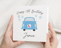 17th Birthday Card for Grandson, Special Grandson Birthday Card, Personalised Birthday Card for Him, Car Birthday Card