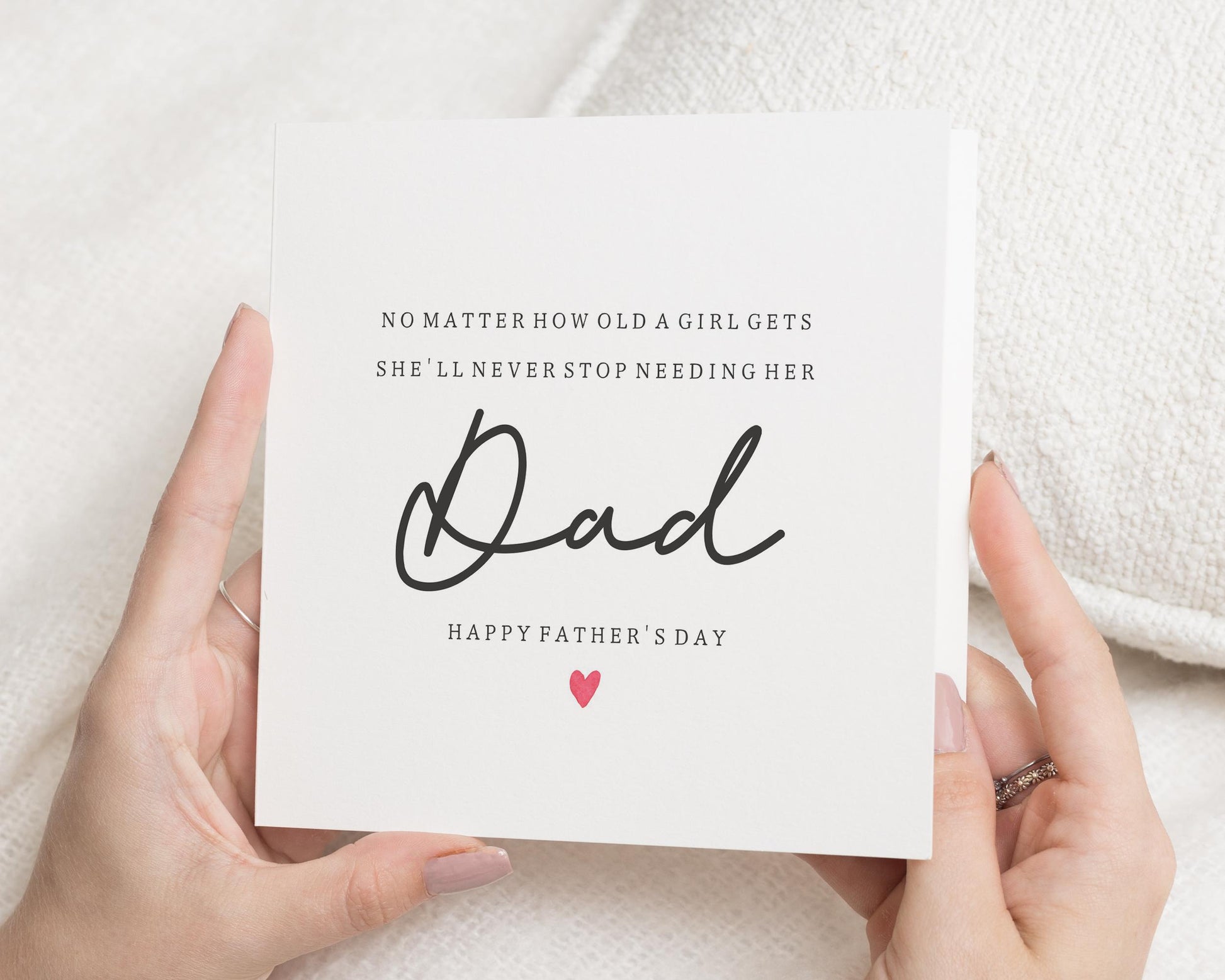 Fathers Day Card for Dad, Fathers Day Card from Daughter, Dad Card, Fathers Day Card for Him, Cute Fathers Day Card, Card for Dad