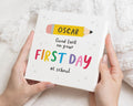 First Day At School Card, Good Luck Card For Boy, Personalised School Card, Good Luck Card For Child, Back To School Card