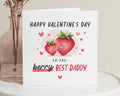 Valentines Day Card for Daddy, Berry Best Daddy Card, Cute Valentines Card for Dad, Personalised Valentines Card for Him