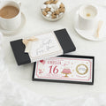 Personalised 16th Birthday Scratch Card, Gift Voucher for Granddaughter, Birthday Gift Voucher, Scratch to Reveal Gift