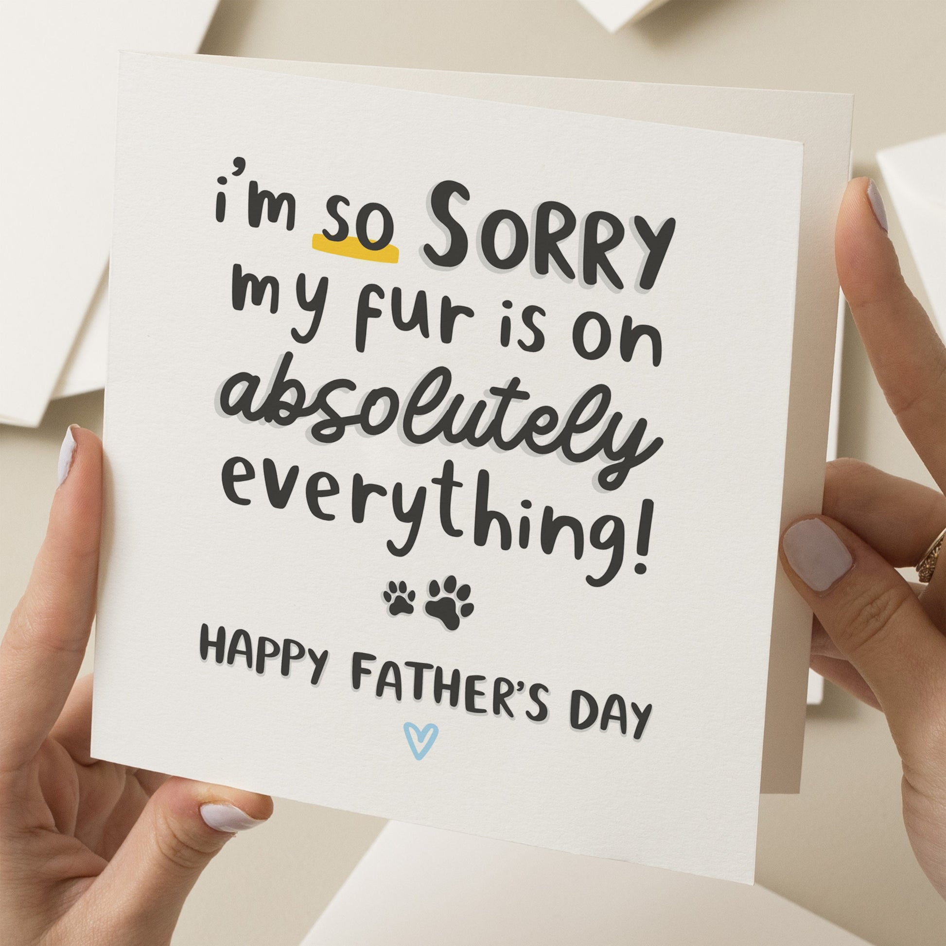 Fathers Day Card From The Dog, Dog Dad Card For Him, Funny Fathers Day Dad, Happy Fathers Day, Dog Parent Card, Dog Dad Card, Gift From Dog