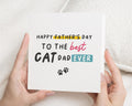 Fathers Day Card for Cat Dad, Cat Dad Fathers Day Card, Fathers Day Card from the Cat, Fathers Day Card for Him, Cute Cat Card