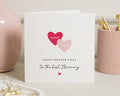 Personalised Mothers Day Card, Mothers Day Card from Daughter, Custom Mummy Card, Happy Mothers Day Card, Heart Card for Mum