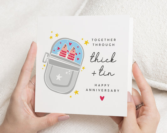 Anniversary Card, Funny Anniversary Card, Anniversary Card for Husband, Anniversary Card for Wife, Cute Love Card, Pun Card for Partner