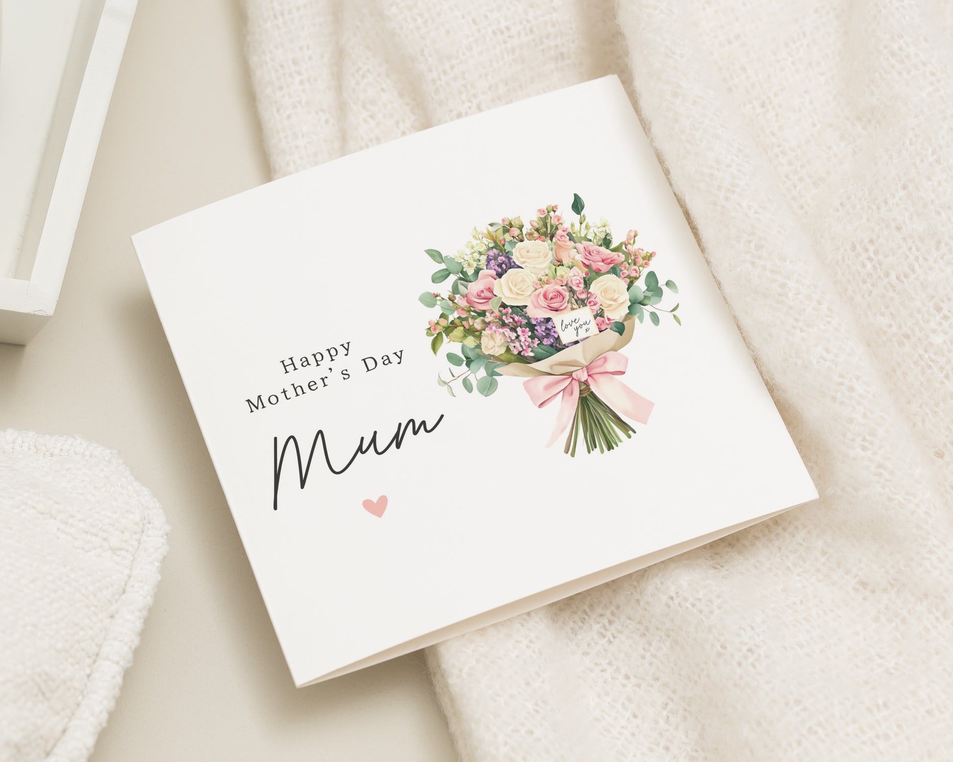Mother's Day Card for Mum, Floral Mother's Day Card, Mum Mother's Day Card, Happy Mother's Day Cards for Her, Flower Card for Mum