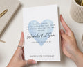 Son 18th Birthday Card, 18th Birthday Card for Son, Happy 18th Birthday Card, Son Birthday Card, Special Son Birthday Card