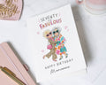 70th Birthday Card for Her, Personalised 70th Birthday Card, Mum 70th Birthday Card, Grandma Birthday Card, Seventy and Fabulous