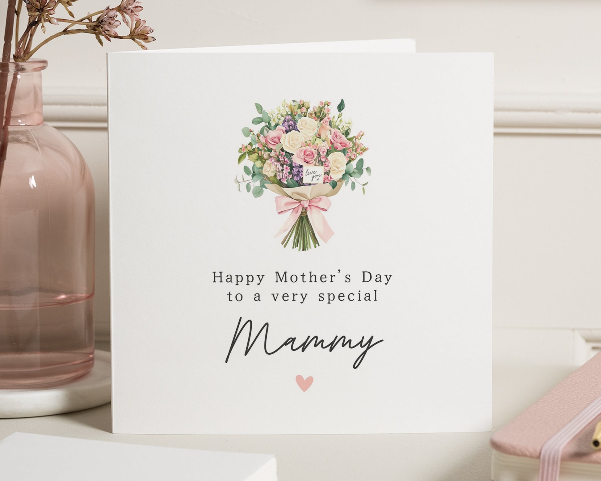 Mother's Day Card for Mammy, Special Mammy Mother's Day Card, Floral Mother's Day Card, Personalised Card for Mammy, Mum Card