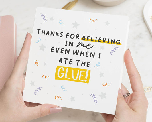 Funny Thank You Card, Thank You Card for Teacher, Thank You Card for Her, Cute Thank You Card, Appreciation Card, End of Term Card