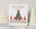 Christmas Card for Family, Personalised Family Christmas Card, Special Family Christmas Card, Gnome Christmas Card, Custom Xmas Card