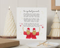 Christmas Card for Best Friend, Personalised Best Friend Christmas Card, Christmas Card for Her, Cute Christmas Card, Poem Card
