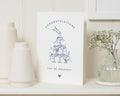 Engagement Card, Congratulations You're Engaged Card, Engagement Congratulations Card, Wedding Proposal Card, Champagne Card for Couple