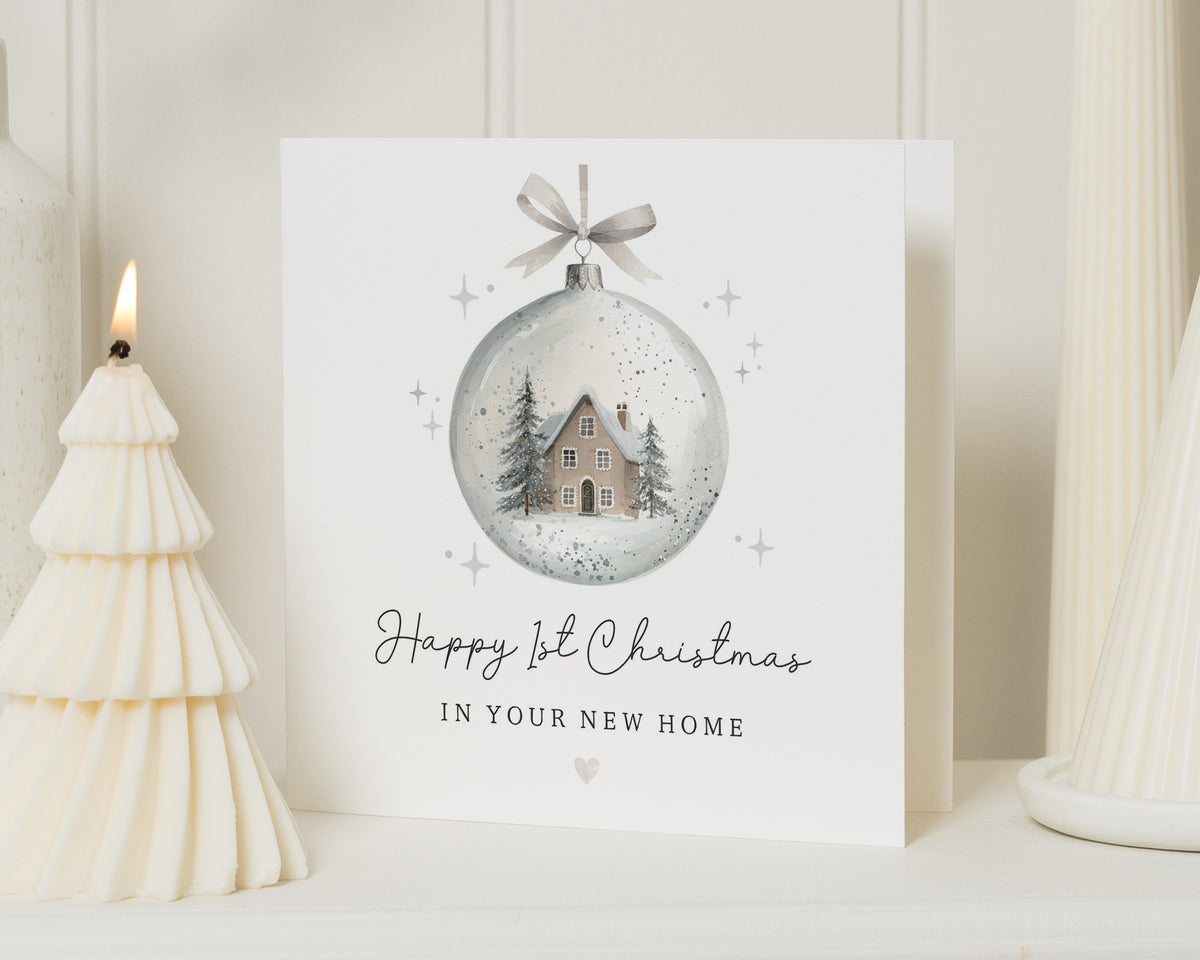 First Christmas New Home Card, 1st Christmas Card, Christmas Card for New Home, New Home Christmas Card, First Christmas Card